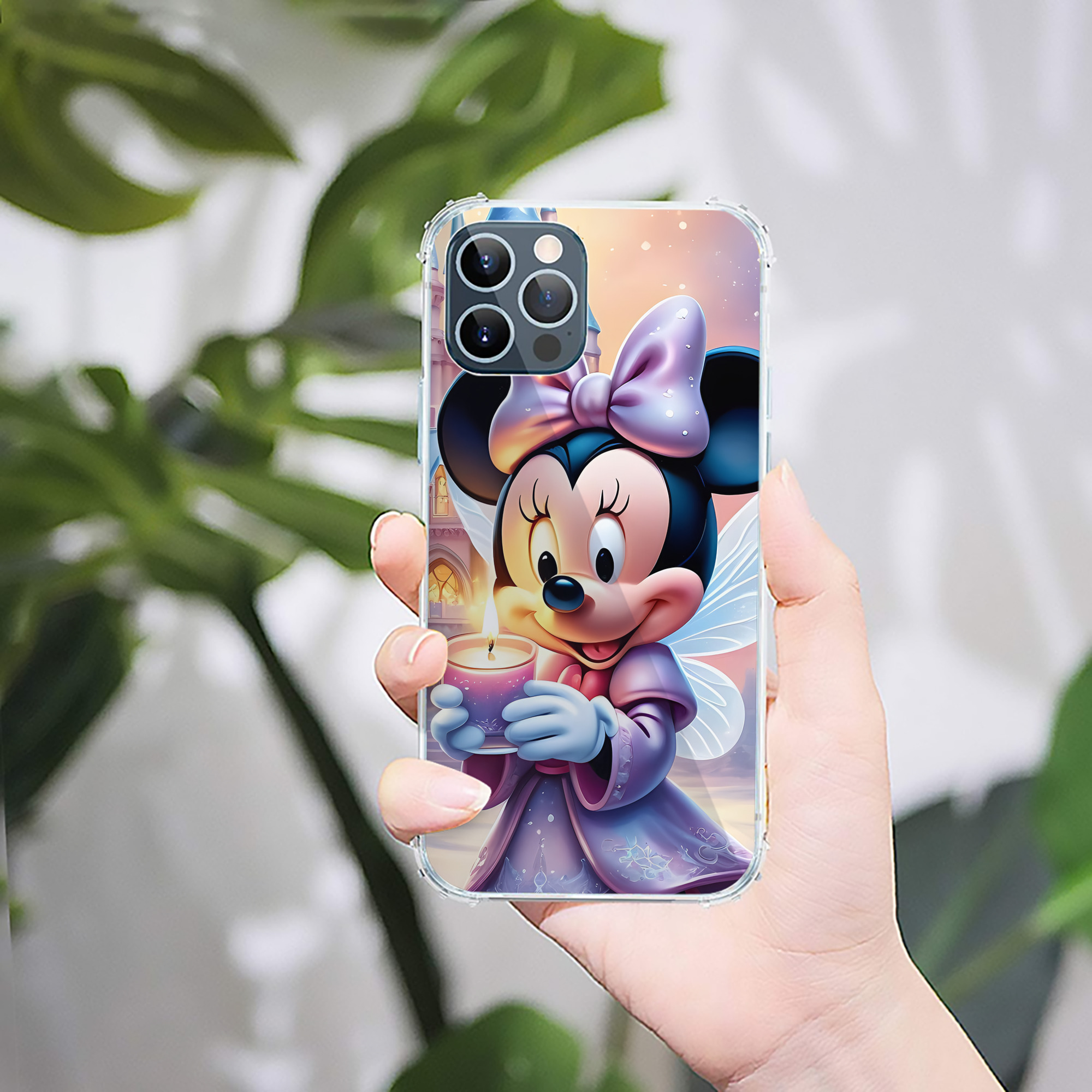 ミッキーマウス Mickey Mouse 【iPhone 12シリーズ対応】透明スマホケース（クリアソフトケース）